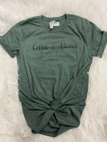 Coffee & Alcohol, Softstyle Tee
