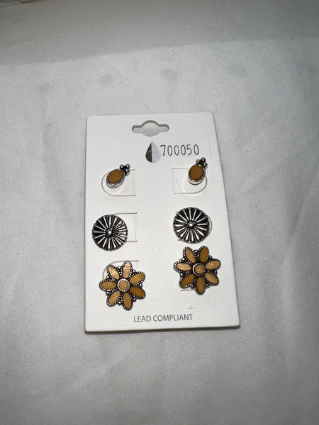 Western Flower Earring Pack