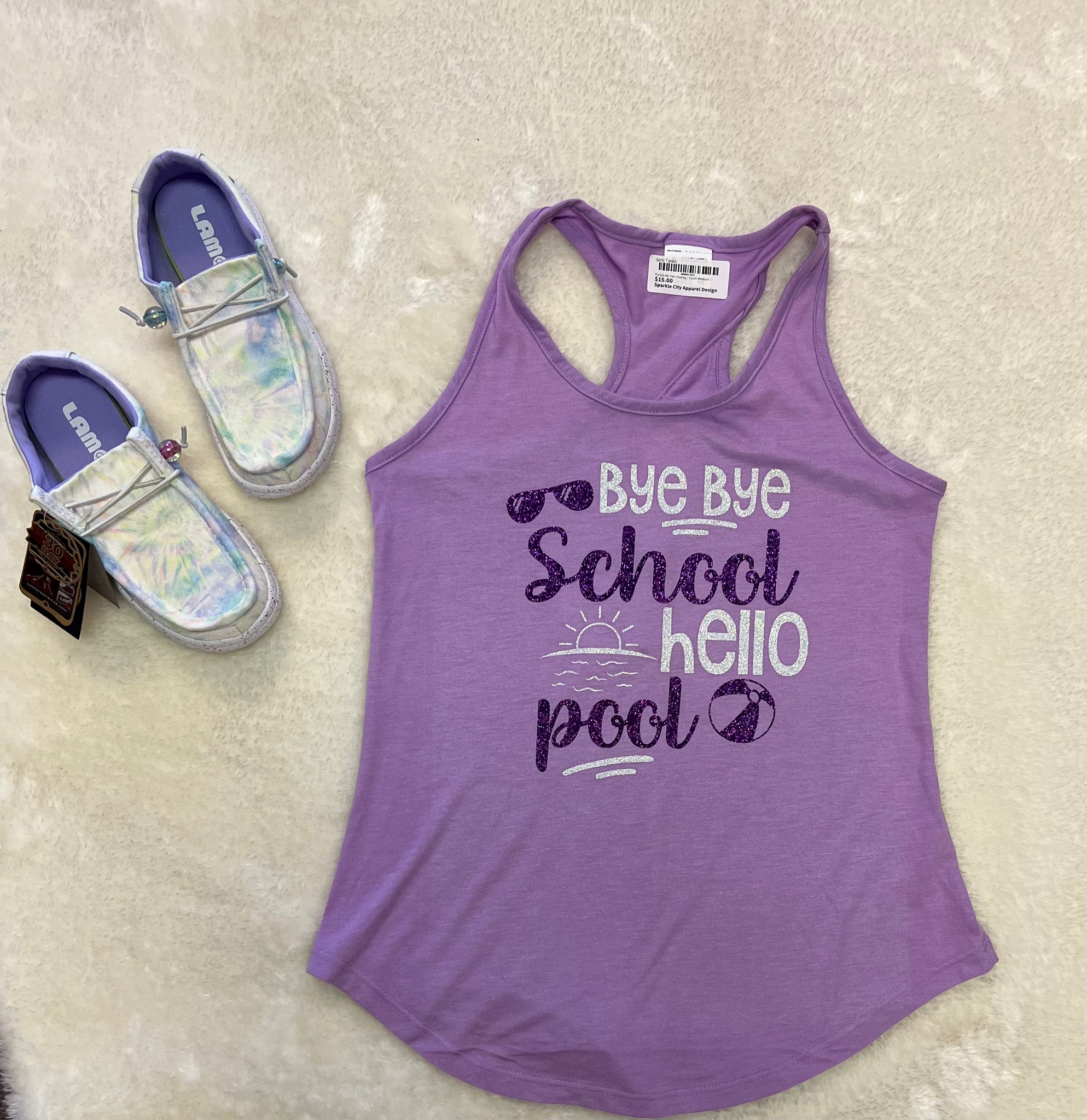 Bye Bye,  School, Hello Pool Youth Tank