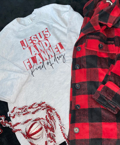 Jesus & Flannel Crew Sweatshirt