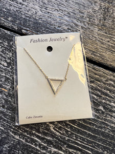 Open Triangle Necklace