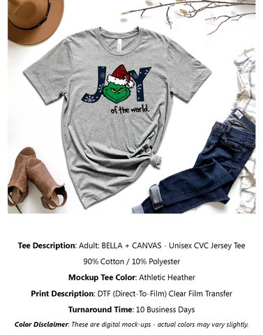 Joy Of The World Grinch T-Shirt Pack