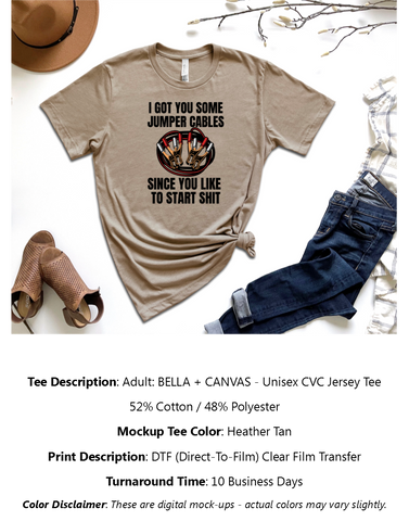 Jumper Cables T-Shirt Pack