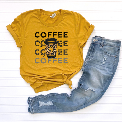 Leopard Coffee Transfer
