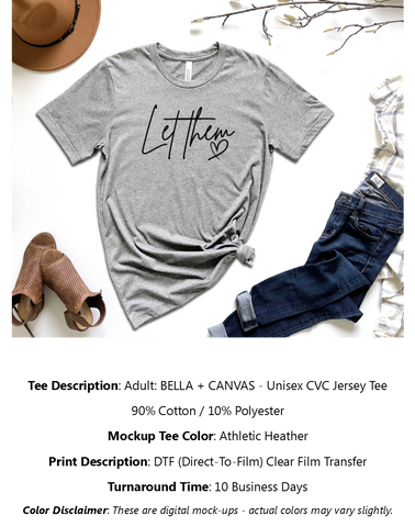 Let Them T-Shirt Pack