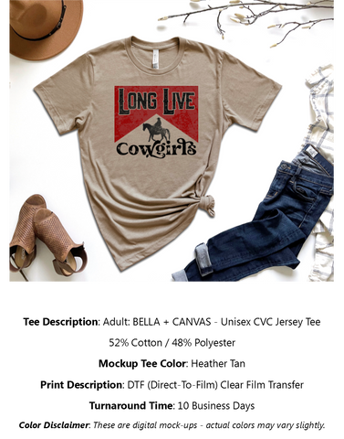 Long Live Cowgirls T-Shirt Pack