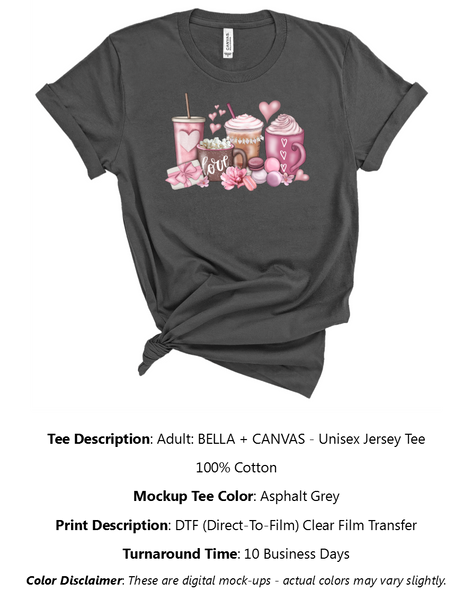 Love Lattes T-Shirt Pack