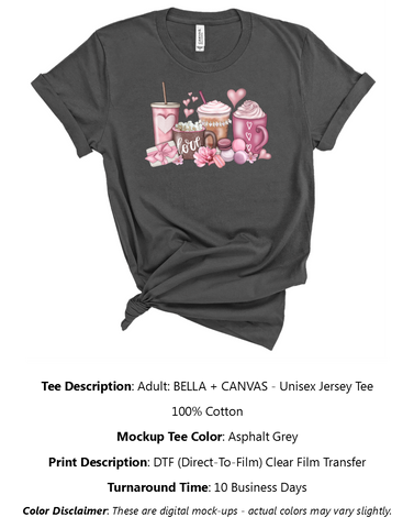 Love Lattes T-Shirt Pack