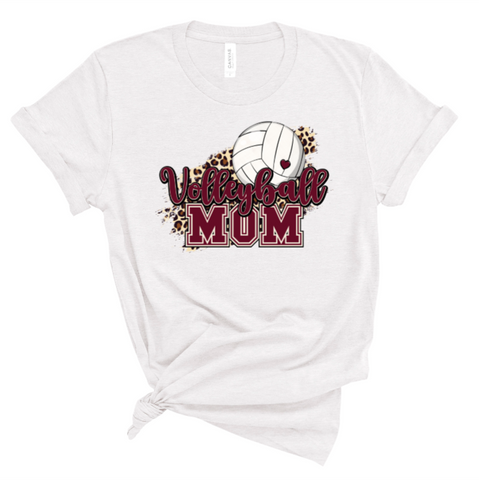 Maroon Volleyball Mom Transfer