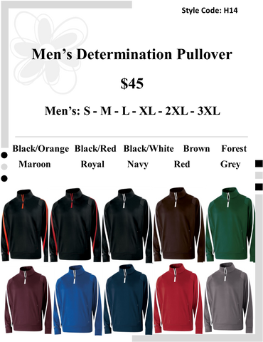 Mens Determination Pullover