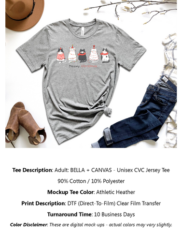 Meowy Christmas T-Shirt Pack