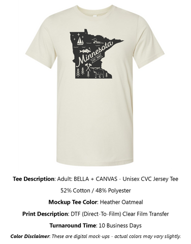 Minnesota Est 1858 T-Shirt Pack