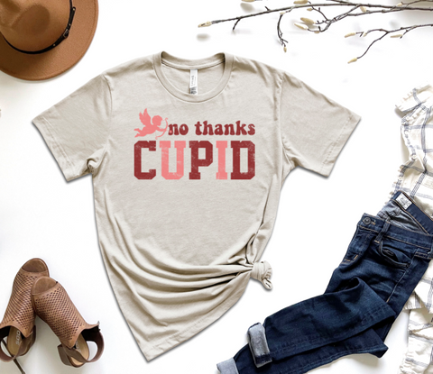 No Thanks Cupid Print