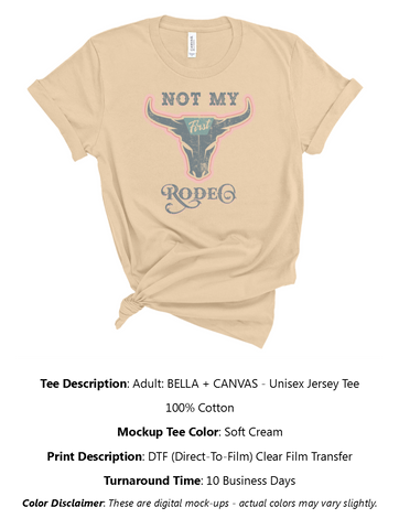 Not My First Rodeo T-Shirt Pack