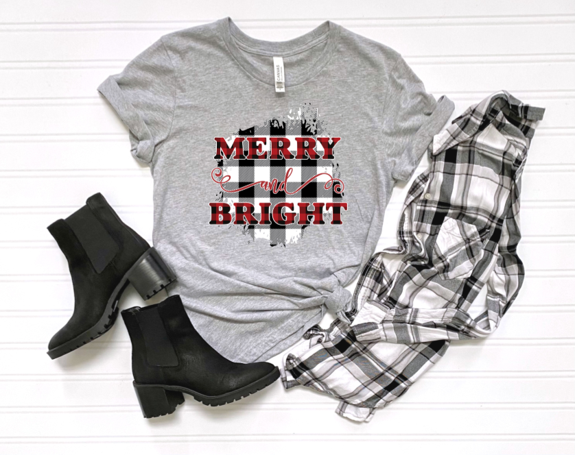 Buffalo Plaid Merry & Bright Print