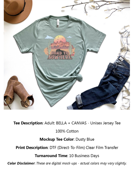 Road To Nowhere T-Shirt Pack