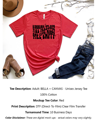Running On Low Tire Pressure T-Shirt Pack