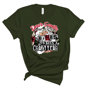 Santa, Sorry for the F-Bombs Print