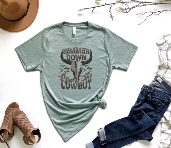 Simmer Down Cowboy Print