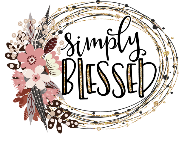 Simply Blessed Floral Print