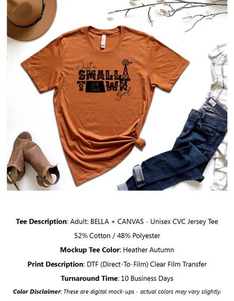 Small Town ND Girl T-Shirt Pack