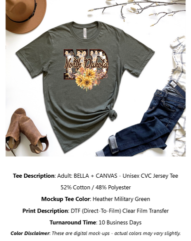 Sunflower ND T-Shirt Pack