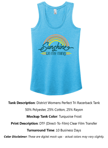 Sunshine On My Mind Tank Top Pack
