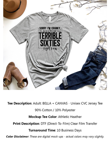 Terrible Sixties T-Shirt Pack