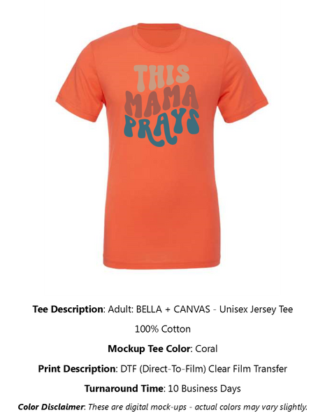 This Mama Prays T-Shirt Pack