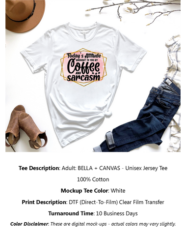 Today's Attitude T-Shirt Pack
