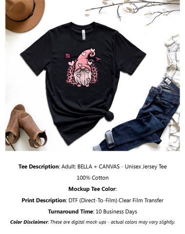 Valentine Gnome T-Shirt Pack