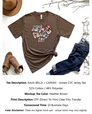 Valentines Love Tunes T-Shirt Pack