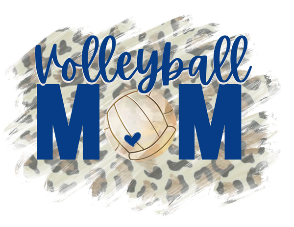 Cheetah Volleyball Mom Print