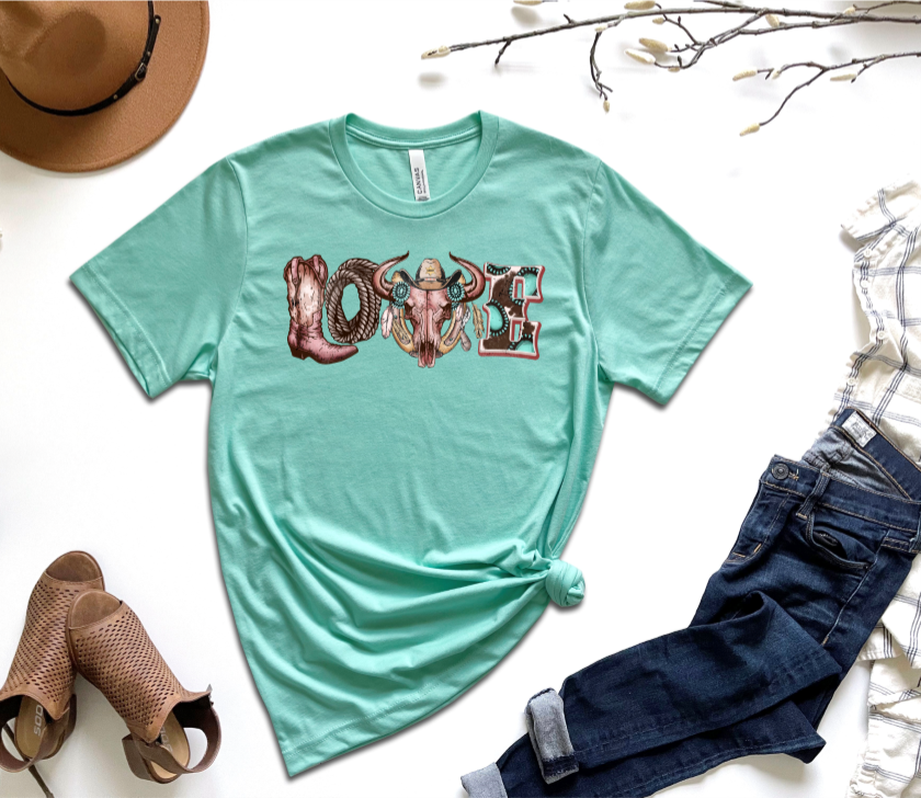 Western Love Print